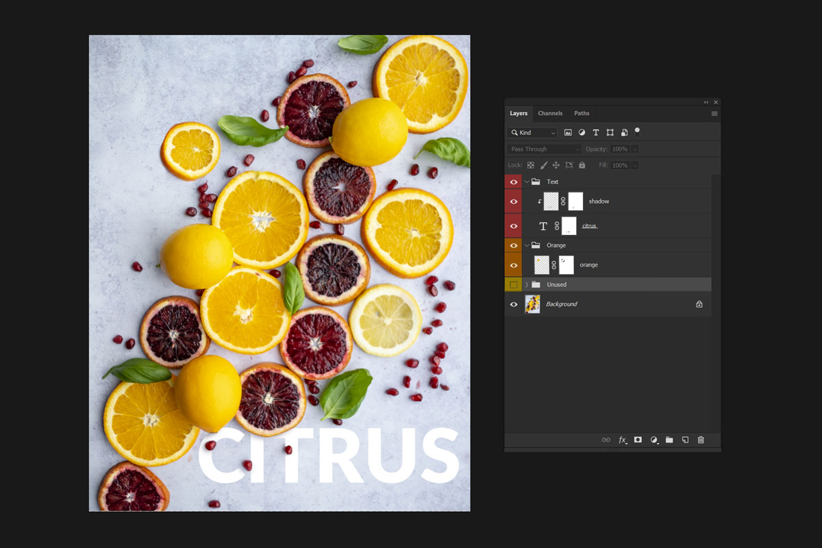 layers in photoshop example